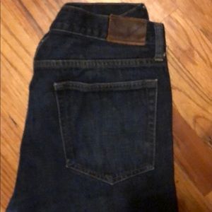 J crew slim straight jeans 33 x 32